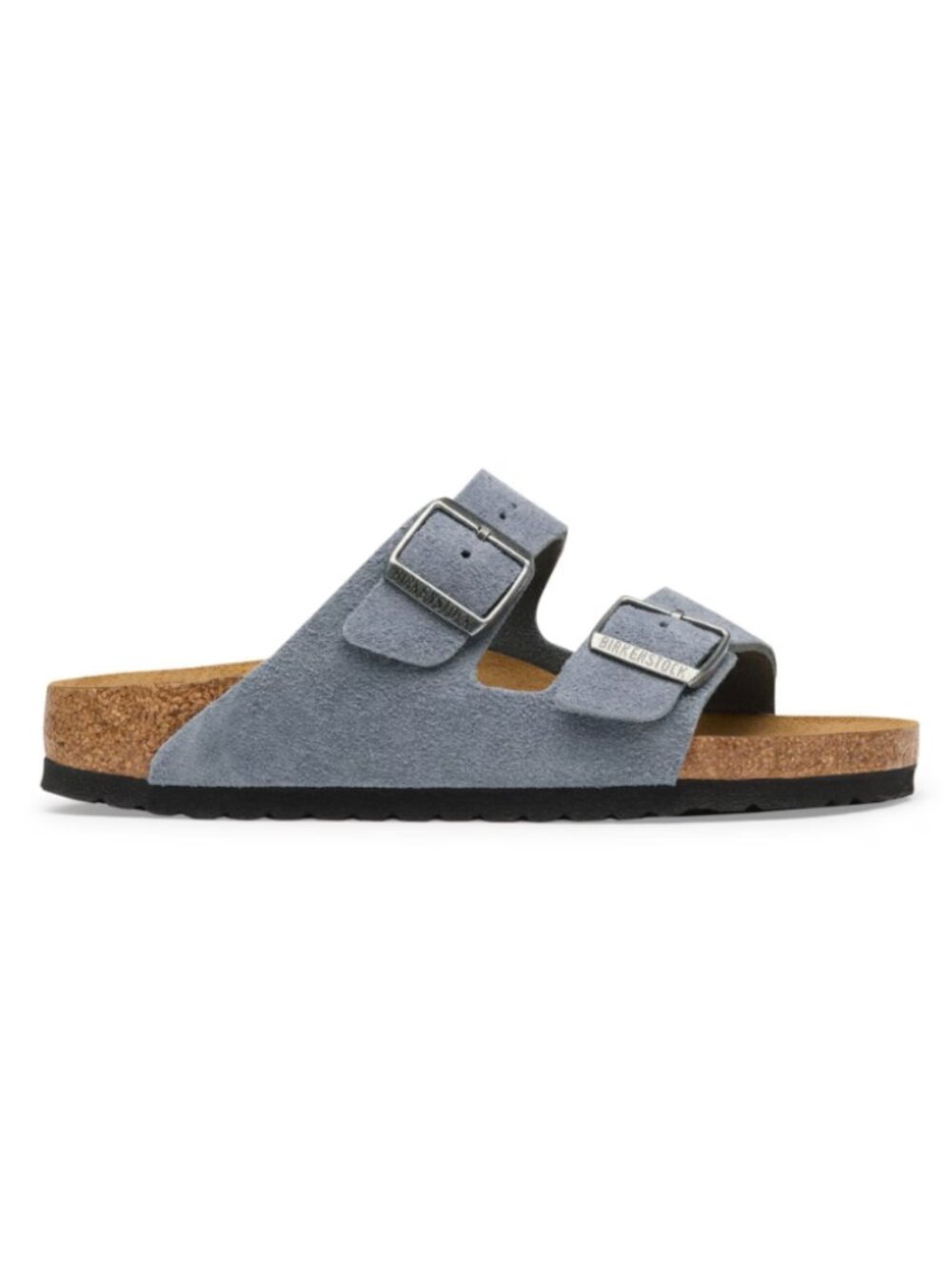 Birkenstock Unisex Arizona Sandal – Stone Blue Suede Leather